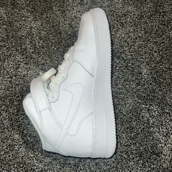 Air Force 1 Mid LE (GS) white/white Blanc - Picture 4 of 5